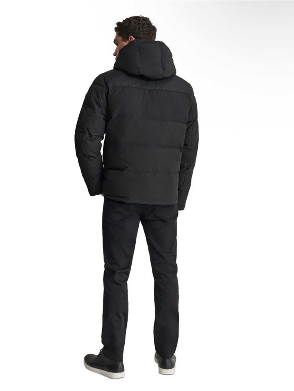 DKNY Men's Hooded Puffer Jacket‎ - Picture 2 of 10